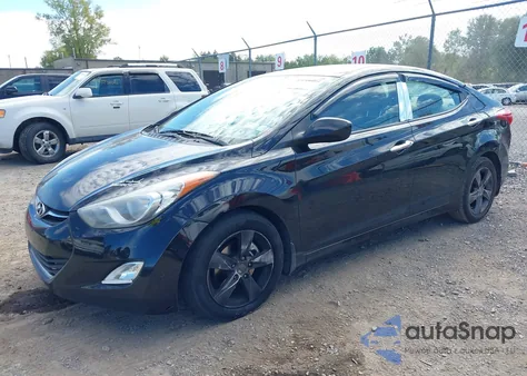 2012 Hyundai Elantra Gls from USA, damaged, VIN 5NPDH4AE0CH133280